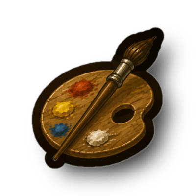 Brush and Palette