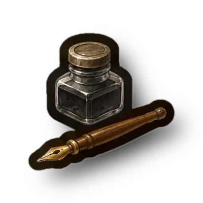 Pen and Inkwell